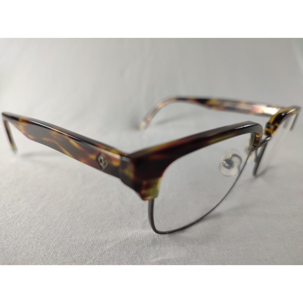 Gant Rugger‎ GR KNOX AMB Amber Tortoise Browline Eyeglass Frames 50-19-145